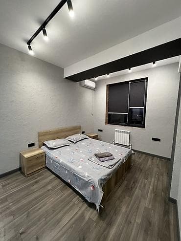 дом карл маркс: 1 комната, Люкс, элитка, Юг-2 мкр, Душевая кабина, Постельное белье, Кондиционер — 1