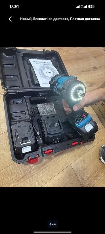 Аккумуляторный ударный гайковерт Makita (тип XGT), в комплектном — 2