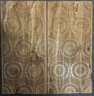 сумка новая: Резные нарды из массива дерева (дуб/Орех по фактуре), ручная работа — 2