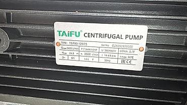 Центробежный насос TAIFU TST80-125/75 - Тип: центробежный, фланцевое — 2