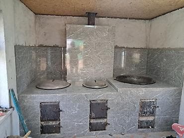 Представляем уличную печь для готовки, выполненную в виде стационарной