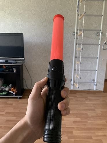 жилет дорожный сигнальный: Оригинальный ГАИ жезл Сигнальный жезл с подсветкой (LED) - Яркая — 1