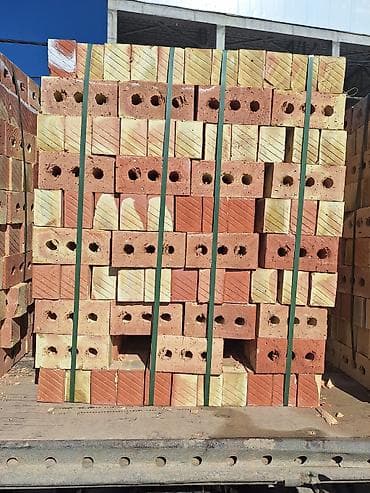 стекло айнек: Пустотелый, дырчатый, Жженый кирпич, Одинарный, 250×120×65 — 3