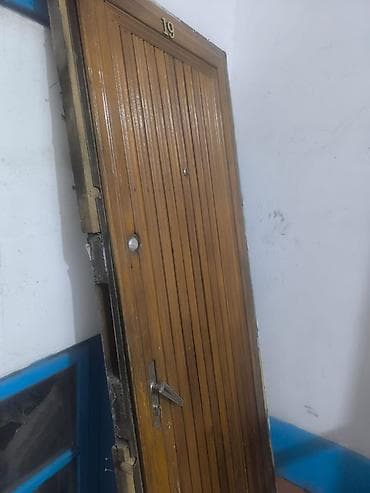 Лакокрасочные материалы: Двери для домов и квартир, Деревянная, Одностворчатая, цвет - Коричневый — 2