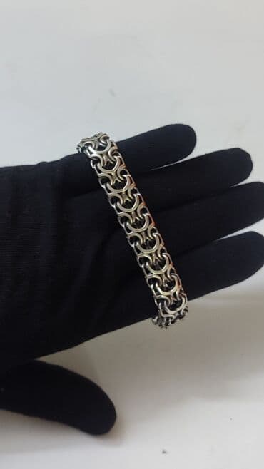 диадема ободок: Браслет "Рамзес" Серебро 925 проба Вес 48 Грамм. Длина 22 см — 6