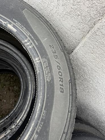 bid e5: Шины 235 / 60 / R 18, Лето, Б/у, Комплект, Легковые, Корея, Hankook — 1