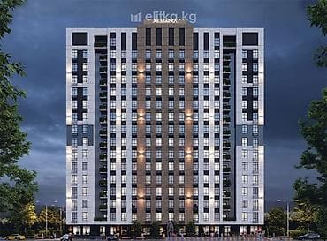 1 комната, 47 м², Пишпек Элитка, 8 этаж, ПСО (под самоотделку) — 5