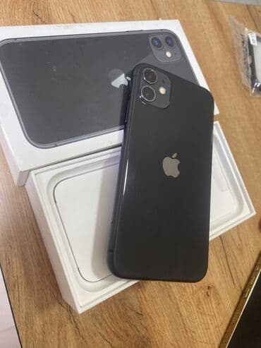apple 15 pro max цена бишкек: IPhone 11, Колдонулган, 128 ГБ, Кара, Куту, 82 % — 1