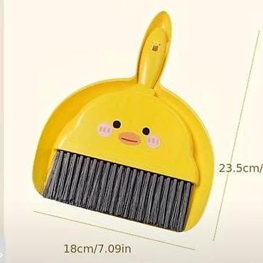 Набор для уборки: мини-щётка с совком «Уточка» - Компактные размеры — 2