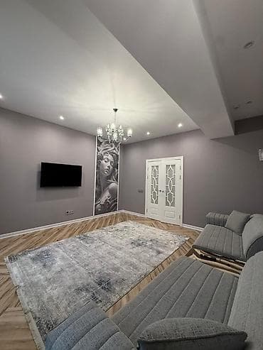 osh flat: 2 комнаты, 75 м², Асанбай мкр Элитка, 12 этаж, Дизайнерский ремонт — 5
