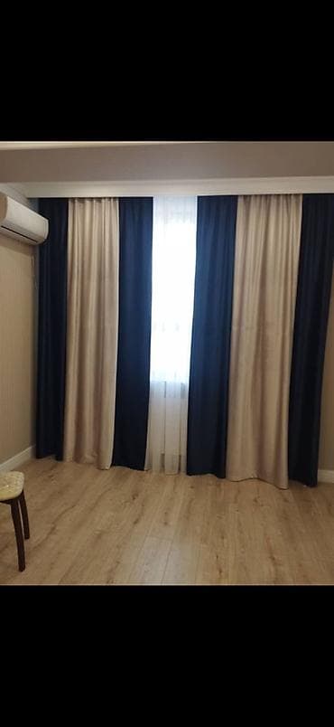 Комплект штор, С тюлем в комплекте, Готовое изделие, Для спальни