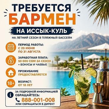 бармена: Требуется Бармен — 1
