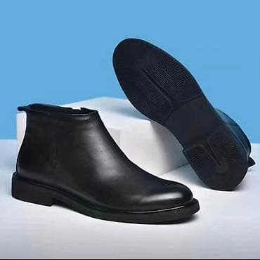 сапоги утепленные мужские: Мужские утеплённые заменител кожа ботинки-челси - Материал верха — 2