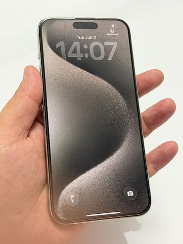 обс: IPhone 15 Pro Max, Б/у, 1 ТБ, Natural Titanium, Защитное стекло, Чехол, 94 % — 7