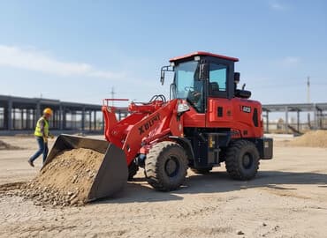 Жүктөгүч, Дөңгөлөктүү, Фронталдык