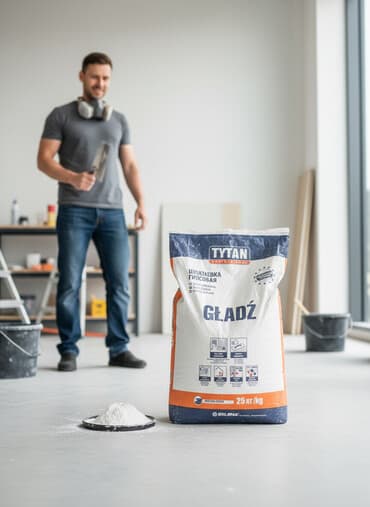 Шпаклевка гипсовая Titan Professional Gladz предназначена для