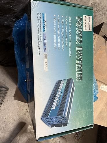 тумблеры: Инвертор DC–AC 12В → 220В, 6000W Описание: - Мощный инвертор/ИБП для — 6