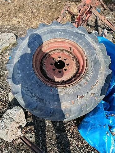 донголок 14 с: Колеса в сборе R 24, Б/у, Пара, С/х техника, Железные — 2