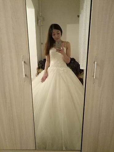 Свадебные платья: Свадебное платье принцесса (ball gown), айвори. - Корсетный верх на — 2