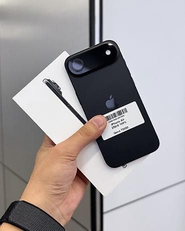 poco 3pro: IPhone Air, Б/у, 256 ГБ, Черный, Зарядное устройство, Чехол, Кабель, В рассрочку, 100 % — 1