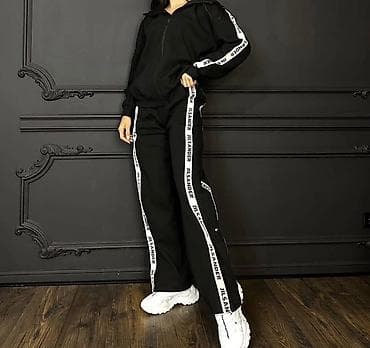 Кофты, свитеры: Брючный костюм, Прямые, Италия, Сатин, Осень-весна — 3