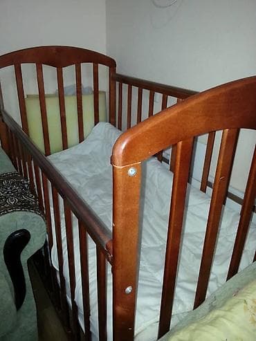 red centr: Люлька, Качалка, Дерево, цвет - Коричневый — 2