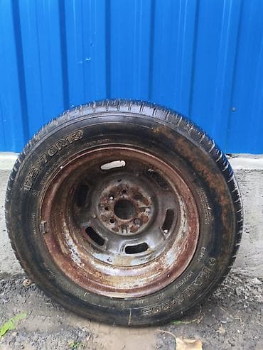 Колеса в сборе 175 / 70 / R 13, Всесезонная, Б/у, 1 шт, Легковые, Железные, отверстий - 4 — 2