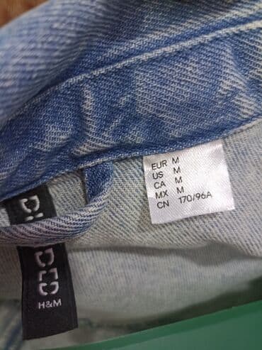 джинсовые женские куртки больших размеров: H&M новая — 2