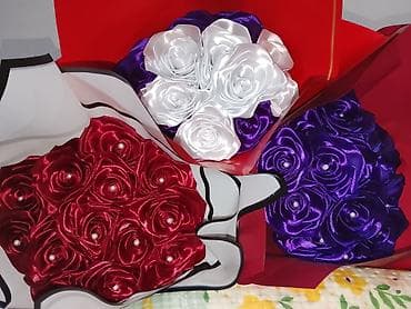 живые розы: 🌹✨ АТЛАСНЫЕ БУКЕТЫ РУЧНОЙ РАБОТЫ ✨🌹 Ищете необычный и запоминающийся — 7