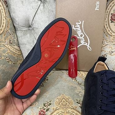 Личные вещи: Мужские кроссовки, 42.5, Christian Louboutin, Новый, цвет - Синий, Самовывоз — 8