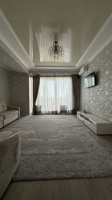 квартира с подселением пишпек: 2 комнаты, 74 м², 9 этаж, Евроремонт — 5