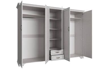 шыфонеры: Шкаф для одежды 5Д коллекции Тиффани, Вудлайн Кремовый, Анрэкс — 3