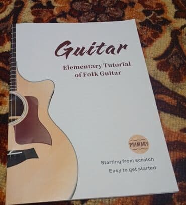 полуакустическая электрогитара: Красная акустика без царапины с пикгардом, с комплектом 6500 а если вы — 3