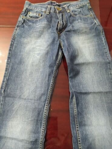 джинсы на девочку: Продаю джинсы женские, прямые,на завышенной талии,размер 30,в отличном — 7