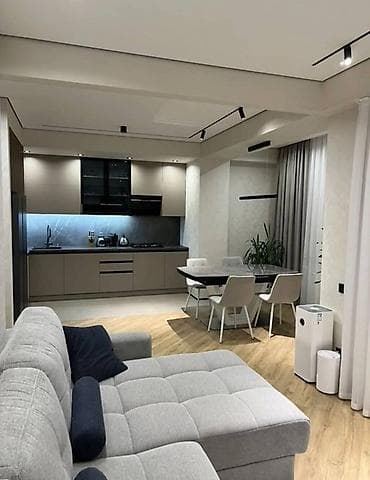 discovery studio: 3 комнаты, 88 м², Асанбай мкр Элитка, 10 этаж, Дизайнерский ремонт — 8