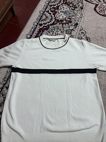 футбольный формы: Мужская джемпер-футболка MERLUSR с коротким рукавом - Цвет: молочный — 1