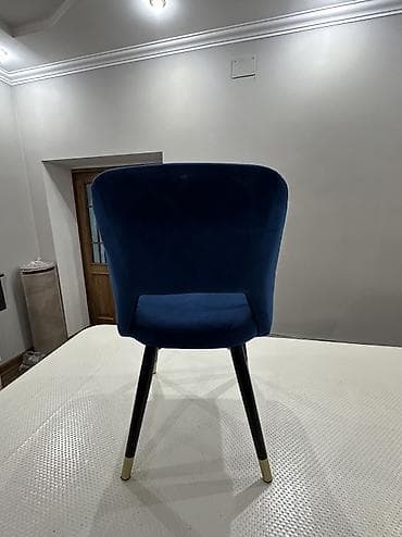 Промышленная химия: Стул для кухни, Новый, Другой материал, цвет - Синий — 1