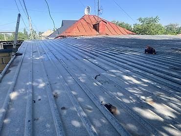 крыша андулин: Профнастил 0,7 оцинкованный б/у производство РФ 180 кв м. Длинна — 2