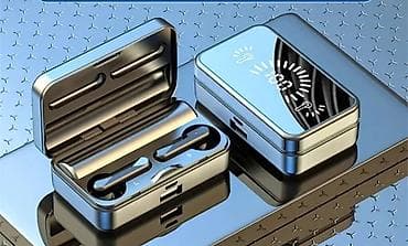 Аудиотехника: Беспроводные TWS-наушники с зеркальным кейсом-повербанком и — 5