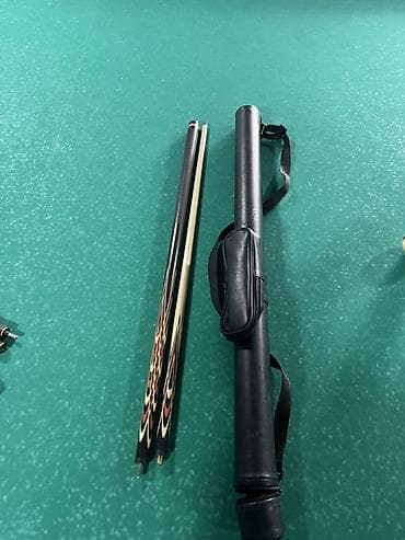 басс гитара: Бильярдный кий разборный с декоративной инкрустацией - Двухсоставной — 6