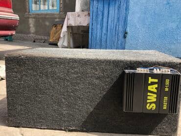 Сигнализация: Саб,в хорошем состояние,размер динамика 12,усилитель SWAT — 3