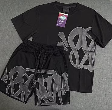 Стритwear-набор и футболки/штаны 1) Комплект: футболка + шорты