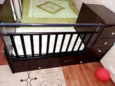 lego technic: Детская кровать трансформер, Б/у, Другой тип, цвет - Коричневый — 1