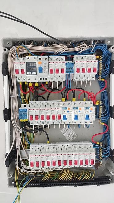 Электрик | Эсептегичтерди орнотуу, Өчүргүчтөрдү монтаждоо, Зымды монтаждоо 6 жылдан ашык тажрыйба