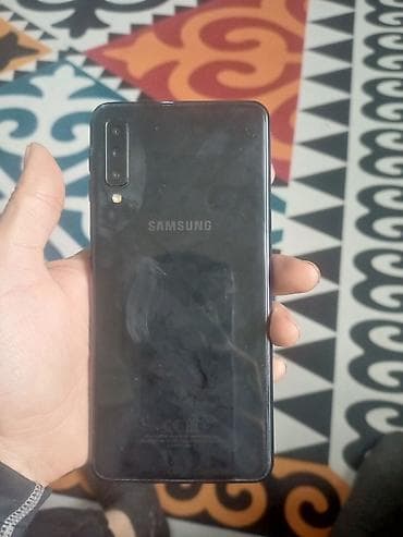 редми нот 2: Samsung Galaxy A7 2018, Б/у, 64 ГБ, цвет - Черный — 2