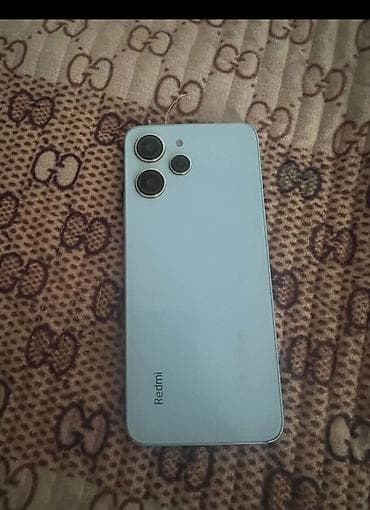 наушники рация: Redmi, Redmi 12, Б/у, 256 ГБ, цвет - Голубой, 2 SIM — 1