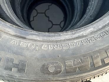 Шины 235 / 55 / R 17, Лето, Б/у, Комплект, Легковые, Корея, Hankook — 3