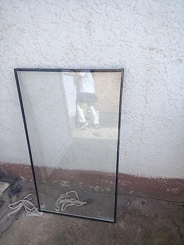 полипропиленовый мешки: ПВХ дверь с остеклением - Материал: пластиковый профиль (белый). - — 2