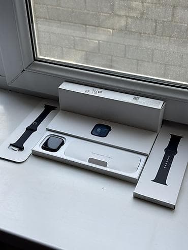 айфон эир: Apple Watch Series 9 45MM Midnight 64GB АКБ 100%, свой, не заменённый — 1
