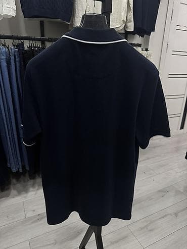 Рубашки: Мужская рубашка, S, L, XL, Boss, Новый, цвет - Синий, Самовывоз — 5